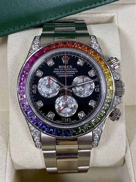 rolex rainbow daytona original price|rolex daytona rainbow retail price.